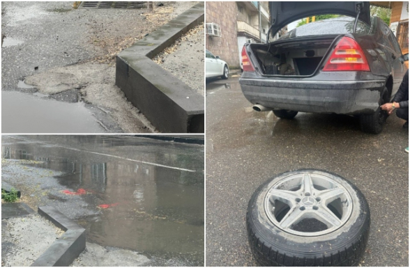 Ընդամենը օրեր առաջ փոխված եզրաքարերը հղկված չեն